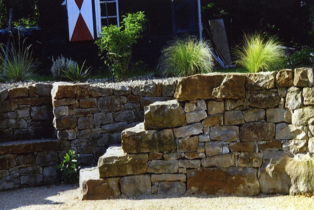 Individuelle Trockenmauer